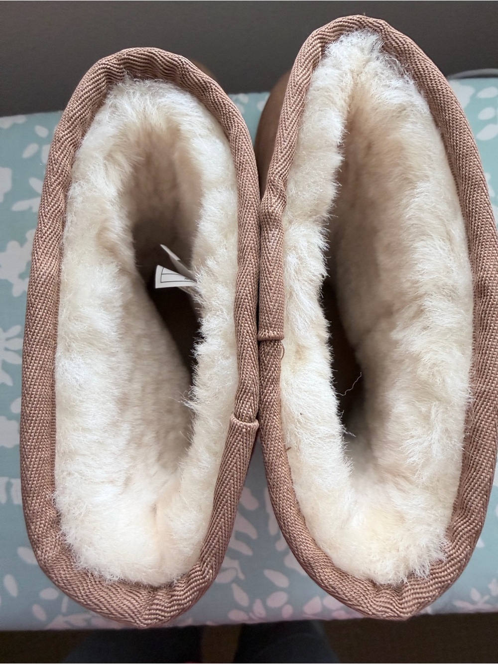 UGG Chestnut Rubber-Soled Shearling Boots - Picture 5 of 7